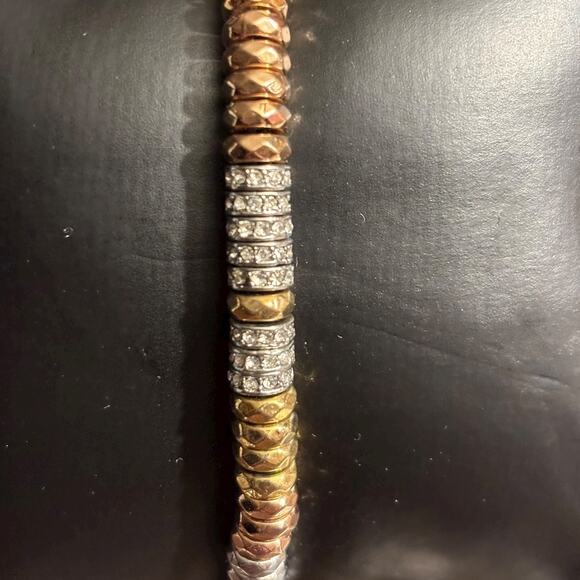 Fossil NWT Leather Beaded Bracelet - Picture 2 of 4